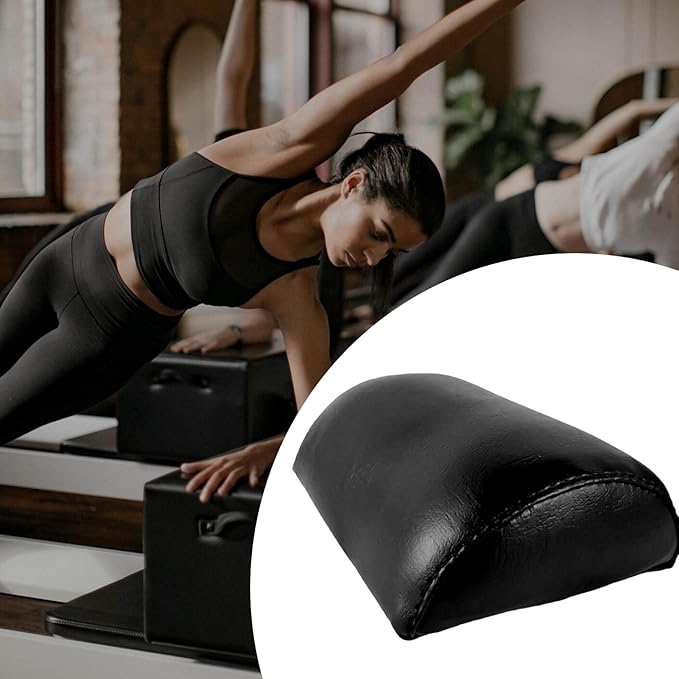 Pilates Head Pillow – Ergonomic Cushion Support for Workouts | Soft Comfort Pillow Featuring Contoured Design with Breathable Material & Non-Slip Base for Home Exercise, Living Room Yoga, Gym