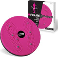 Daiwa Felicity Figure Trimmer Ab Twister Board - Waist Twister Machine for Core & Abs Exercise - Waist Twisting Fitness Tool, Dizzy Disc Twist Board for Slimming Workout with Magnets Reflexology