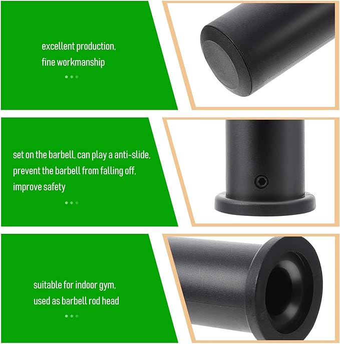 Anti-Skid Barbell Rod Handle Grip Plastic Cover 50mm X 200mm Dumbbell Rod Sleeve Fitness Strength Training Equipment Attachment