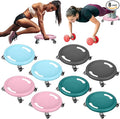 8 Pcs Abdominal Exercise Roller Wheel Abdominal Exercise Sliders for Core Workout AB Wheel Exercise Board Abdominal Board Trainer for Abdominal Core Strength Training, AB Workout Equipment