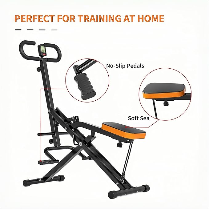 Rowing Machine for Home, Magnetic Rower Machine with Quiet Resistance, Foldable Rower for Home Use, Burn Fat & Sculpt Muscles,Sliver