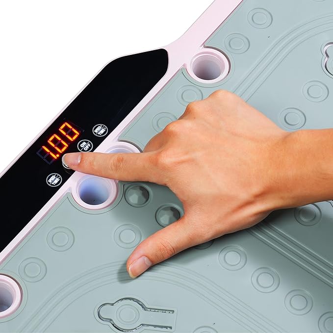 Silent Vibration Platform Crazy Fitness Massage 10-Frequency Weight Loss & Fat Burner Body Shaking Machine for Unisex