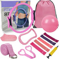 13 PCS Pilates Kit for Women,Pilates Kit for Home Workouts, Pilates Equipment Ring and Ball Set, Home Pilates Workout Kit, Pilates Starter Kit for Women at Gym Studio Travel