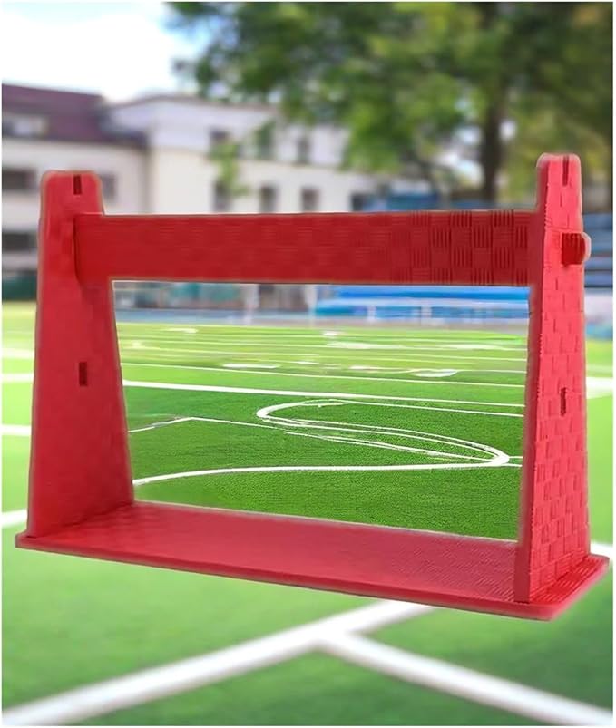 Lightweight Speed Hurdles Training Hurdles,Height Adjustable Foam Agility Hurdles,Detachable Training Hurdle Equipment(Red,1 pcs)