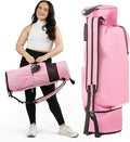 MAGNILAY Yoga Mat Bag - for Women and Men, Yoga Mat Carrier, Fits Mats Blocks and Accessories for Workouts, (32”L)