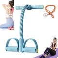 2026 New 8-Tube Pedal Resistance Device - Detachable and Adjustable Pedal Resistance Device, 21 Fitness Resistances Bands, Stretching Workout Fitness Bands for Full Body Exercise
