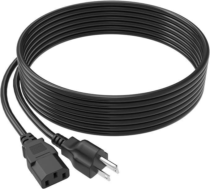 6ft UL AC Power Cord Cable for Powerfit Elite PFE-1912-S Vibration Platform Plate Deluxe Exercise Machines