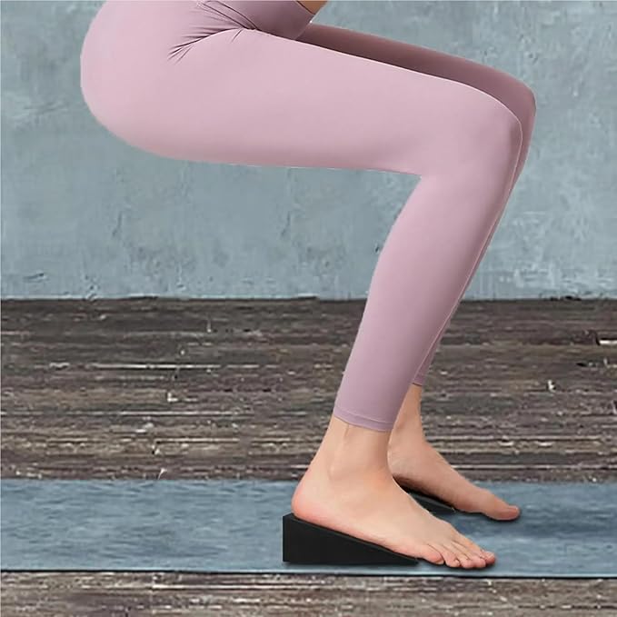 Yoga Foam Wedges 8Pieces Yoga Wedge Lightweight Footrest Cushion Calf Stretch Slant Board Squat