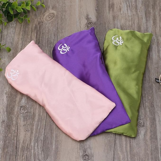 Yoga Eye Pillow Silk Cassia Lavender Relaxation