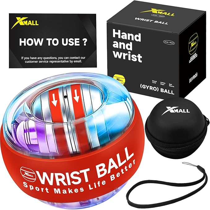 XMALL Wrist Ball,Used for Wrist Exercises,Strengthen Arms, Fingers, Grip and Muscles