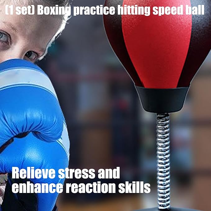 Heavy-Duty Reaction Balls Featuring Balanced Movement & PU Durability for All-Level Fitness Training Professional Boxing Training Ball