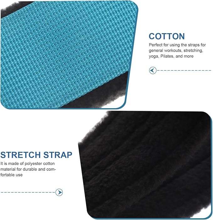 BESPORTBLE Yoga Straps Flexibility Stretch Band Stretch Straps for Physical Therapy Workout Bands Exercise Bands