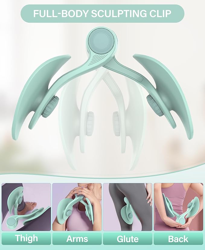 Kegel Exerciser, Pelvic Floor Muscle Exercise Devices for Women, Inner Thigh Exerciser Leg Workout Equipment Thigh Trainer for Male Hip Trimmer Inner Thigh Toner Workout
