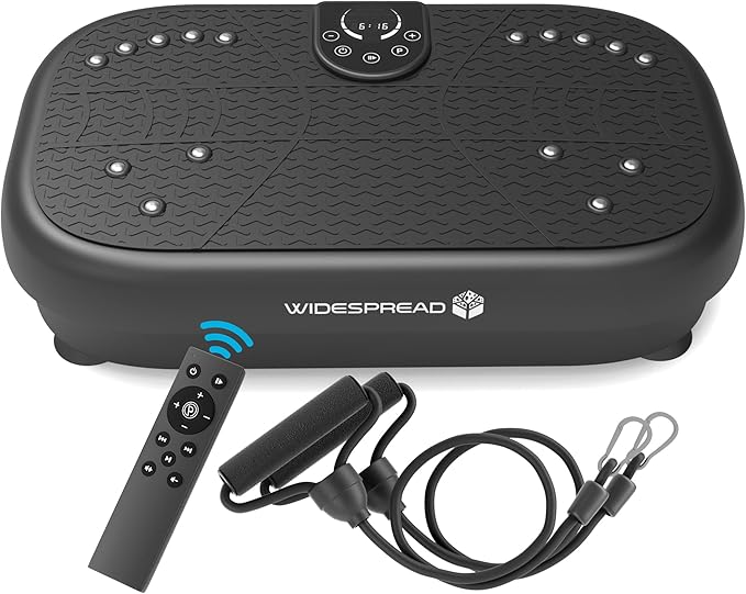 Vibration Plate Exercise Machine, Full Body Shaker Workout Vibrate Stand Shake Board Gym for Fat Burner and Weight Loss
