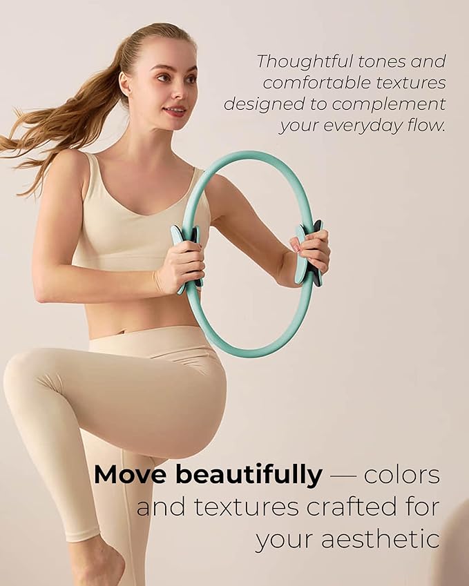 Pilates Kit for Women – Home Pilates Equipment Set with Ring, Ball & Resistance Bands | Pilates Starter Kit with Accessories in Gift Box