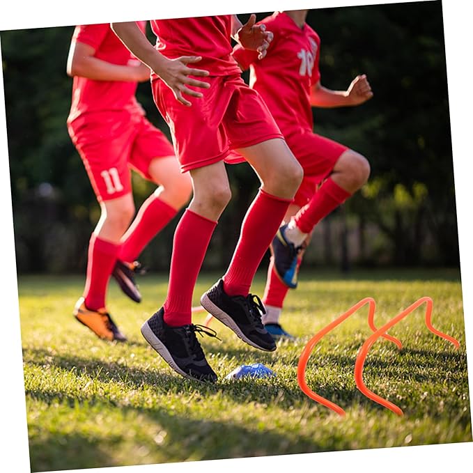 UPKOCH 5pcs Football Agility Hurdles for Training High Flexible Racks Stable and Sturdy Soccer Practice Equipment for Speed and Jumping Drills for Boys and Girls and Athletes