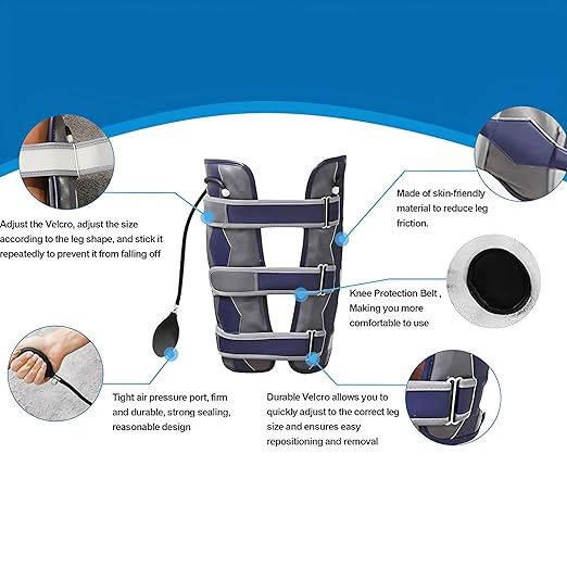 Leg Correction Belt - Adjustable Posture Corrector Belt - O/X Air Pressure Corrector Bandage, Bow Leg corrector, Easy to Correct for Children and Adults