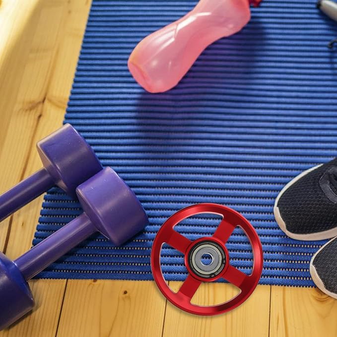 Metal Fitness Pulley Wheel Aluminum Alloy Strength Training Accessory for Home Gym Pulling Down Exercise Equipment Attachment