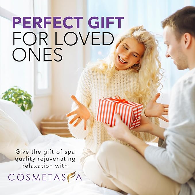 Cosmetasa Lavender Massage Oil for Massage Therapy with Hot Stones – Natural, Cruelty-Free & Spa Quality Skin Therapy Oil & Soothing Care – Lavender, Geranium & Grapeseed Oil (8.8 oz)