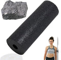 Mini Massage Foam Roller High Density - 100% Recycled Non-Toxic Material - Portable Pocket-Sized for Travel - Foot Arch,Legs & Arms Pain Target - Waterproof and Durable 15x6cm(Black)