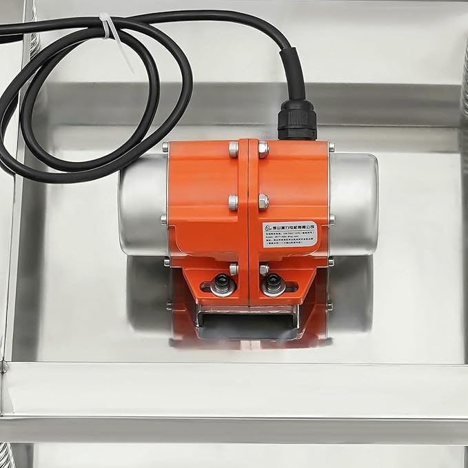 Concrete Vibrating Table, Vibration Test Bench Platform Stainless Steel Mini Vibration Table 110V