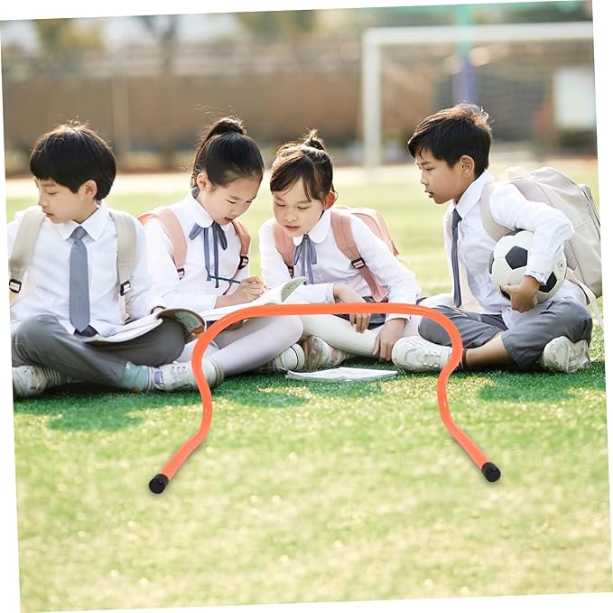 2pcs Agility Training Hurdles Lightweight Plastic Equipment for Boys and Girls Soccer Football and Athletic Drills Speed Coordination and Balance Height