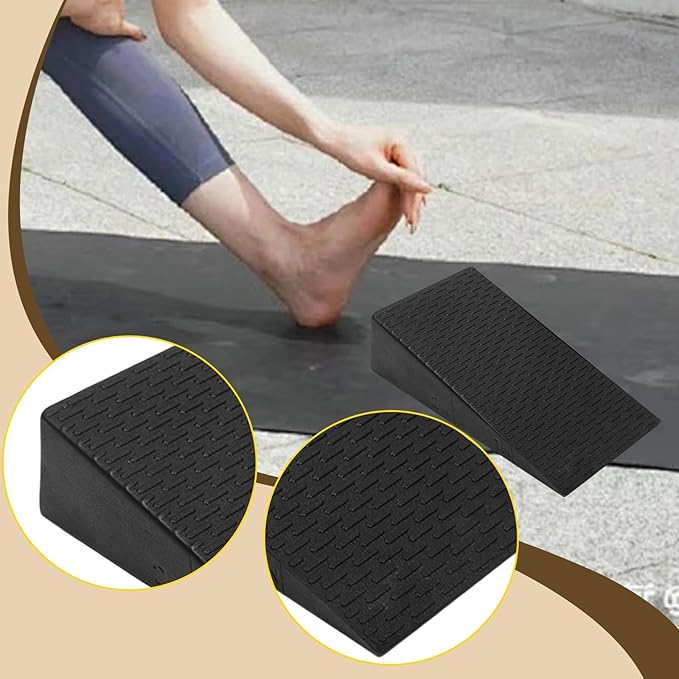 EVA Foam Yoga Wedge Block Anti Slip Exercise Bodybuilding Calf Raises Tight Calves Sports Squat Slant Board Calf Stretcher
