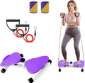 Waist Twister Machine Exercise, Ab Twist Board with 300 lbs Weight Capacity, Abs Workout for Slim Waist and Core Ab Exercise, Noiseless Home Gym Equipment for Women Men