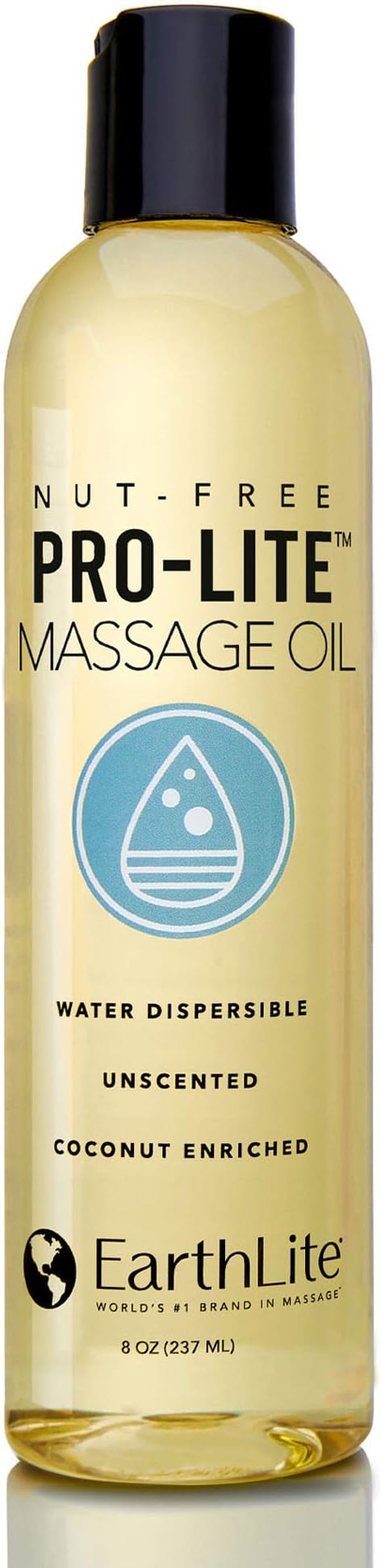 EARTHLITE Massage Oil PRO-LITE – Plant-Based, Nut-Free, Unscented, High Performing