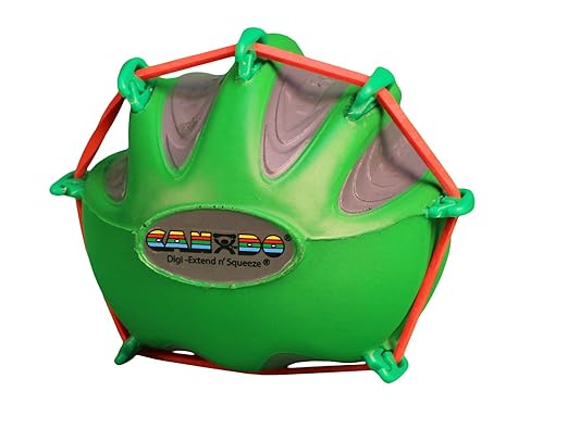 CanDo 10-2272 Digi-Extend n' Squeeze Hand Exerciser, Small, Green-Moderate
