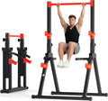 SogesPower Power Tower Pull Up Bar Station, Foldable Pull Up Dip Station Free Standing for Home Gym,Adjustable Pull Up Bar Stand Dip Bar Strength Training Workout Equipment,Triangular Design