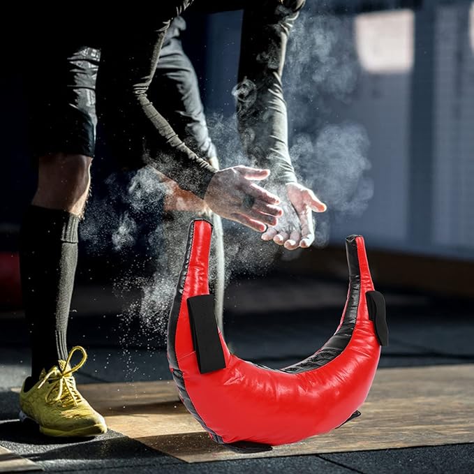 T best Power Bag, 5-25kg Fitness Power Bag Croissant Weight Training Sand Bag Strength Training Sandbag Empty Sandbags