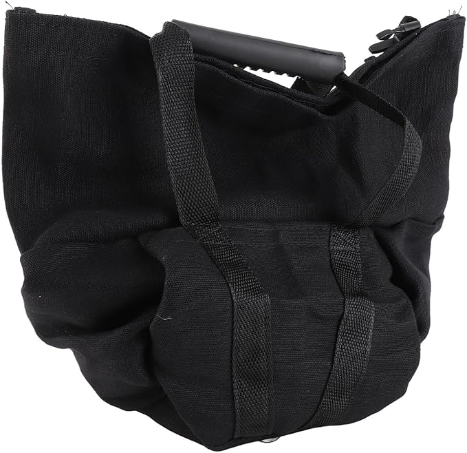 Fitness Workout Sandbag with Handles, Empty Weightlifting Training Sandbag, Durable 16oz Canvas Power Bag for Home Gym, Travel, Yoga and Strength Exercises