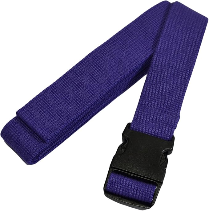 YogaAccessories 6' Pinch Buckle Cotton Yoga Strap