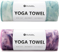 Eunzel Hot Yoga Towel Non-Slip Yoga Mat Towel Ultra-Absorbent Microfiber Towel for Hot Yoga, Pilates，Bikram and Workout 26.5"x 72"