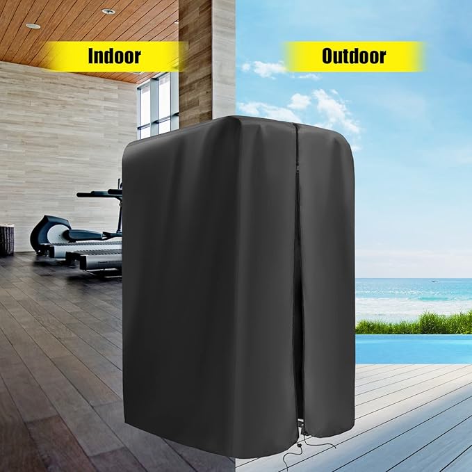 Kingling Pull Up Bar Station Cover for Power Tower Home Strength Training Dip Stands - Waterproof & Dustproof Protective Cover