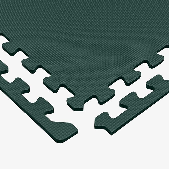 We Sell Mats 3/8" Thick Multipurpose EVA Foam Exercise Floor Mat, Interlocking Tiles, Anti-Fatigue for Home or Gym
