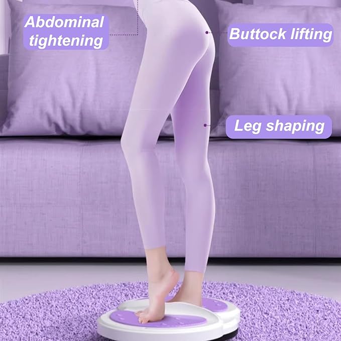 Twist Exercise Machine, Twist Ab Machine, with Pull Rope and Counter, Silent Rotation, Non-slip Bottom, Suitable for Home Fitness