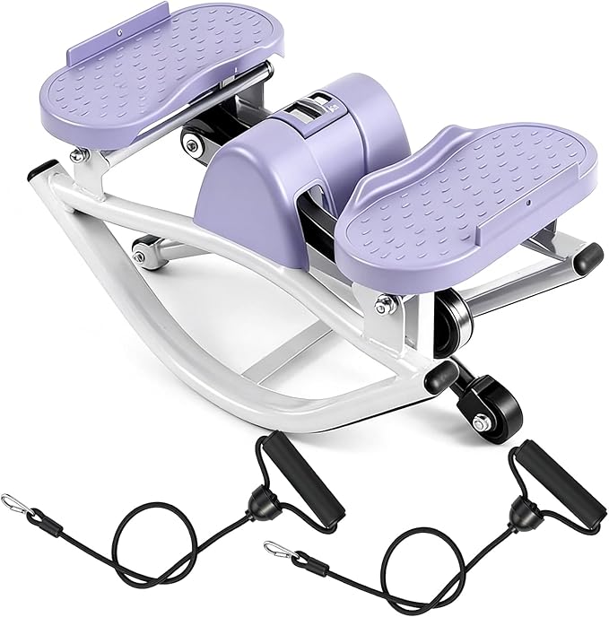 Rock Fitness Stepper, Portable Step Rocker Side to Side at Home, Aerobic Workout Machine Fitness Equipment Suitable for Apartment and Dormitory