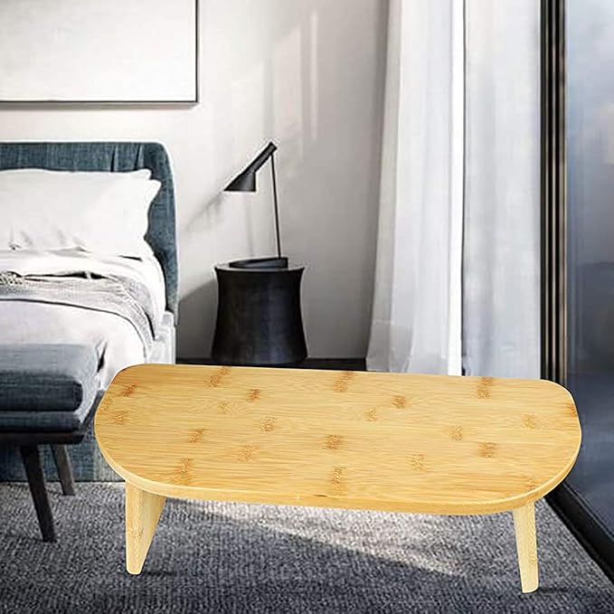 Kneeling Meditation Bench with Foldable Legs & Cushion - Perfect Kneeling Stool Ergonomic Bamboo Yoga Bench for Extended Practice - Includes Carrying Bag