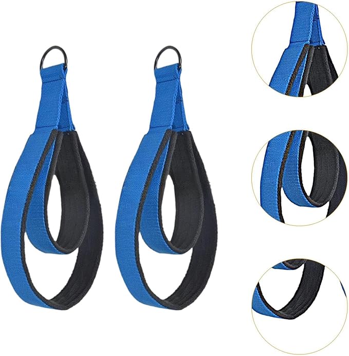 2X Pilates Double Loop Strap Pilates Equipment Portable Comfortable Adults Exercise Band Strap for Arms Legs Gymnastics