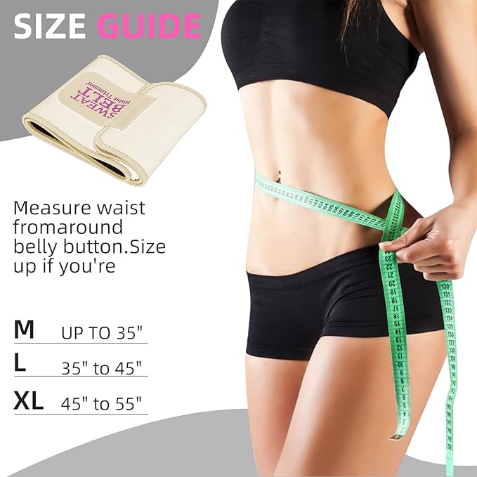 ZPP Waist Trainer for Women and Men, Neoprene Sweat Band Waist Trimmer Belt Slimming Stomach Wrap for Workout