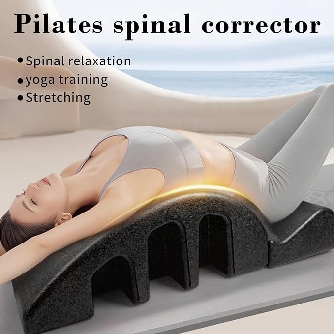 Pilates Barrel with Pilates Straps, Pilates Arc, Spine Corrector, Spine Fitter & Posture Support,Reformer Accessories for Back Flexibility, Rehabilitation, and Core Strength