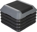 LEMY 16 Inch Fitness Step Platform, Height Adjustable Workout Exercise Stepper with 4 Risers for Home, Strength Training Equipment, Gym, 4''- 6'' - 8''- 10''- 12''