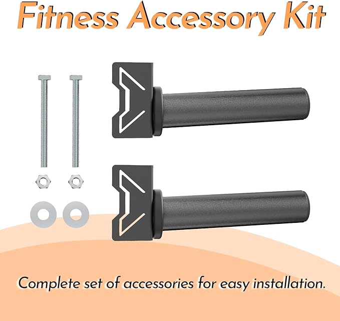 Weight Plate Holder for Power Rack – Choose 2×2 or 3×3 Uprights – Fits 5/8" to 1" Hole Diameter, Heavy-Duty Steel Plate Storage Pegs, Bolt-On Design, Pair
