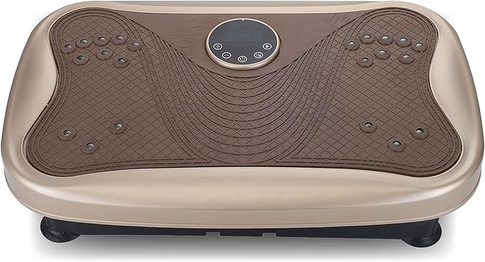 Vibration Plate Fitness Platform with 120 Speed Levels, Low-Noise Design & Fat Burning for Home Gym, Small Spaces - Ideal for Women, Men, Weight Loss & Muscle Recovery