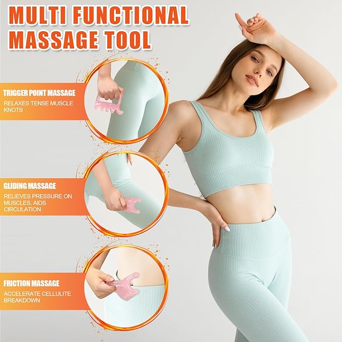 Large Fascia Massage Blaster Tool – Deep Tissue Myofascial Release & Cellulite Massager, Trigger Point Therapy for Lymphatic Drainage, Muscle Recovery & Pain Relief