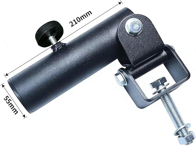 Row Post Attachment Easy to Install Rotatable Barbell Fit 2” Bar for Strength Training Workout