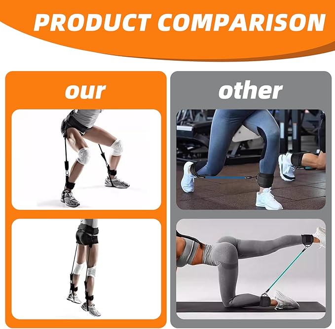 Vertical Jump Trainer, Jump Trainer Leg Strength Resistance Bands, Jumping Trainer for Basketball Triple Jump Football Volleyball Training Provide