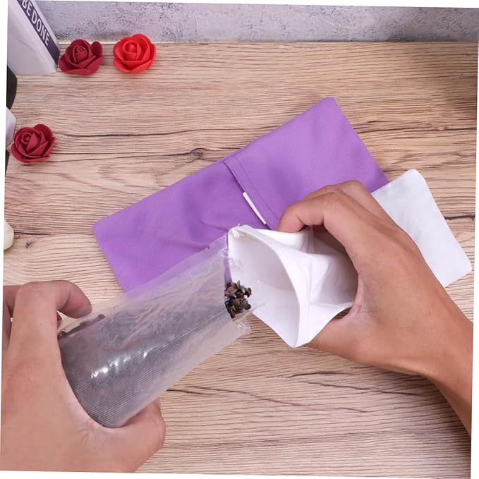 POPETPOP Relaxation Eye Pillow for Yoga Silk Pillow Eye Mask for Women Men Sleep